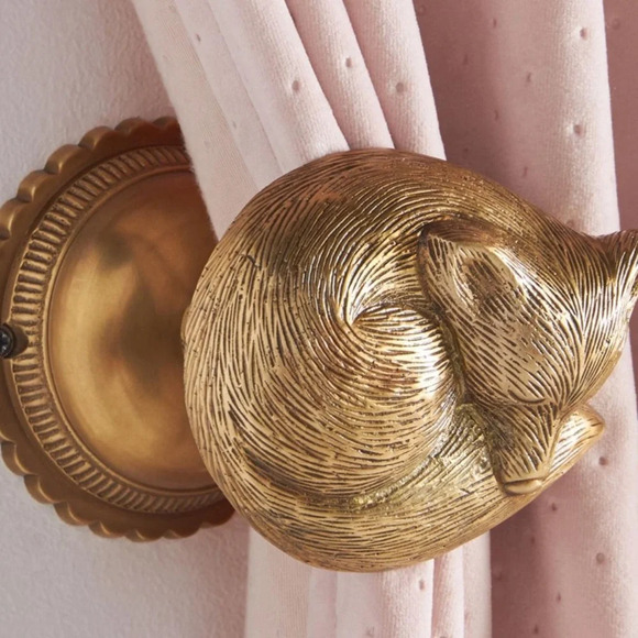 NWT Anthropologie Sleeping Fox Tieback - Picture 2 of 13